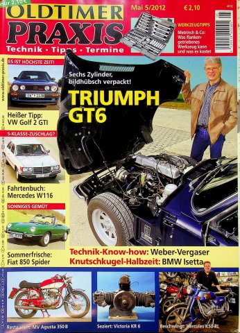 Deckblatt Oldtimer Praxis (05/2012)